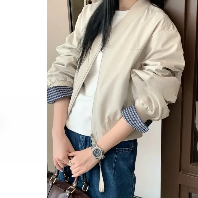 韩系酷飒风长袖棒球服外套女2025秋季高级感新款超好看夹克上衣
