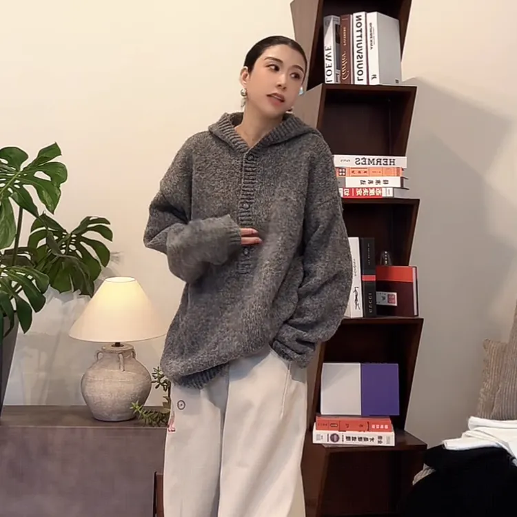 ZUOXIAOQI百思连帽毛衣33（衣长70/胸围124）