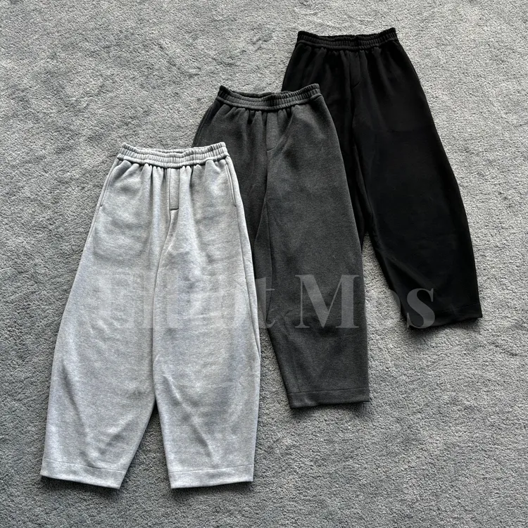 Elliot Mos V叔 解构美学~ 470g羊绒蚕丝混纺休闲裤-1391