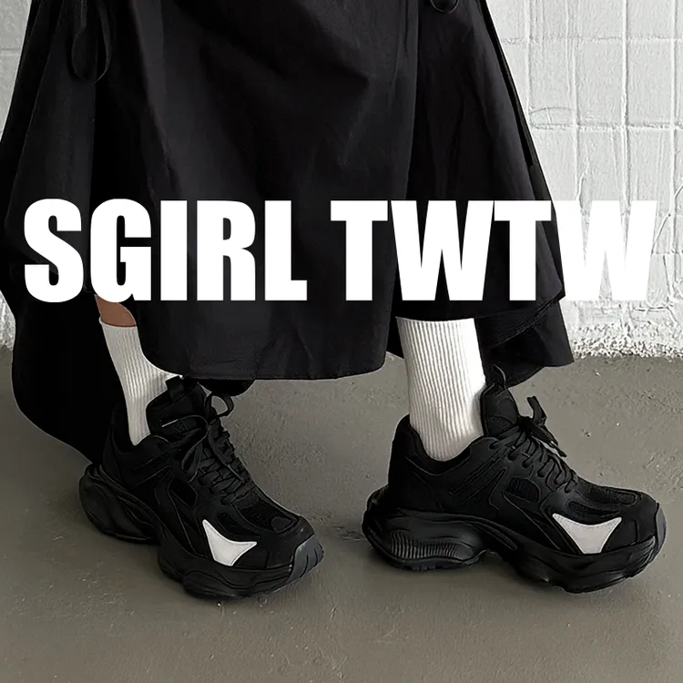A799-26 SGIRLT WTW复古厚底网面透气老爹鞋女百搭阿甘休闲运动鞋