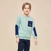 【小飞象】翻盖口袋加绒卫衣