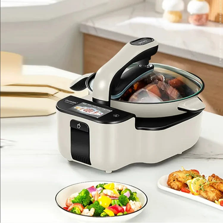 捷赛DW30自动烹饪锅3L大容量3～5人家庭用做菜神器炒菜机全自动