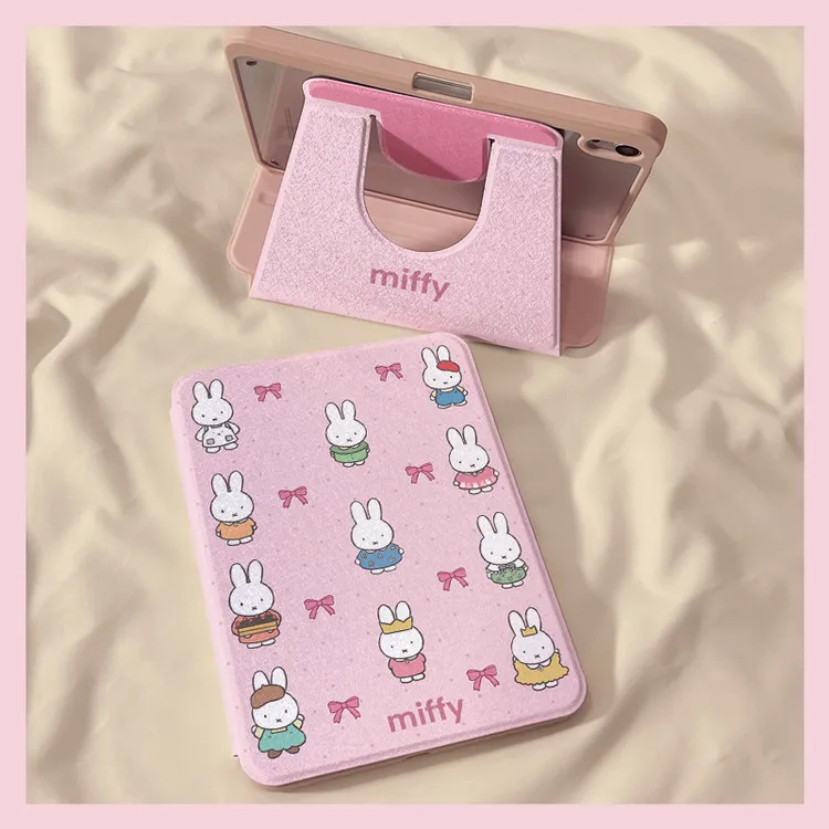 米菲兔适用苹果iPadA16平板保护套360旋转2025款iPad笔槽iPad10