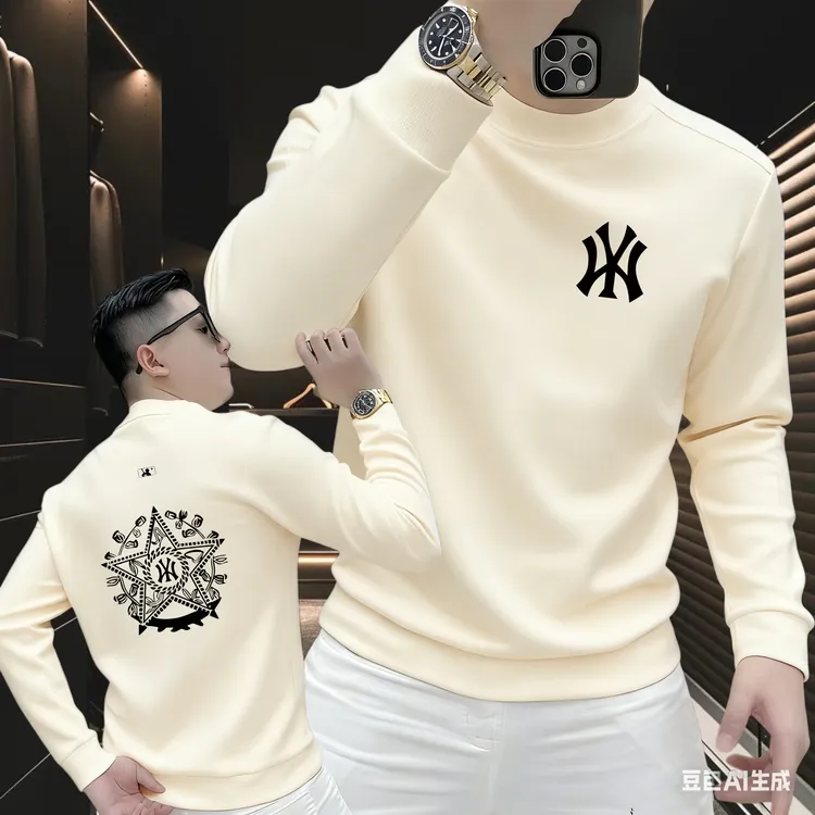 秋冬季高档潮牌套头卫衣青年男女款潮流新款长袖男士休闲圆领上衣