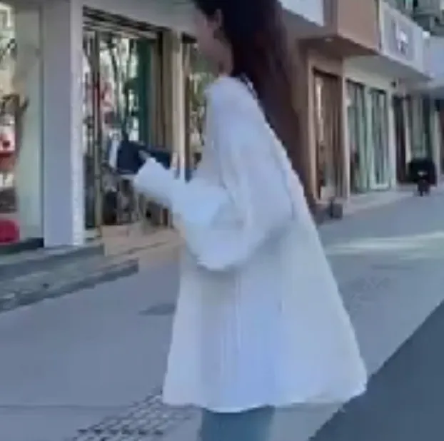 2024冬季新款时尚女装网红潮流爆款洋气衬衫中长款Mi1