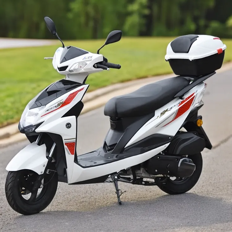 全新125踏板摩托车国四电喷版燃油摩托车二轮车烧油踏板省油上牌