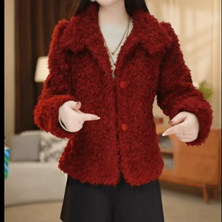 B920【短外套】2025冬季新款时尚加厚保暖修身显瘦加厚加棉短外套