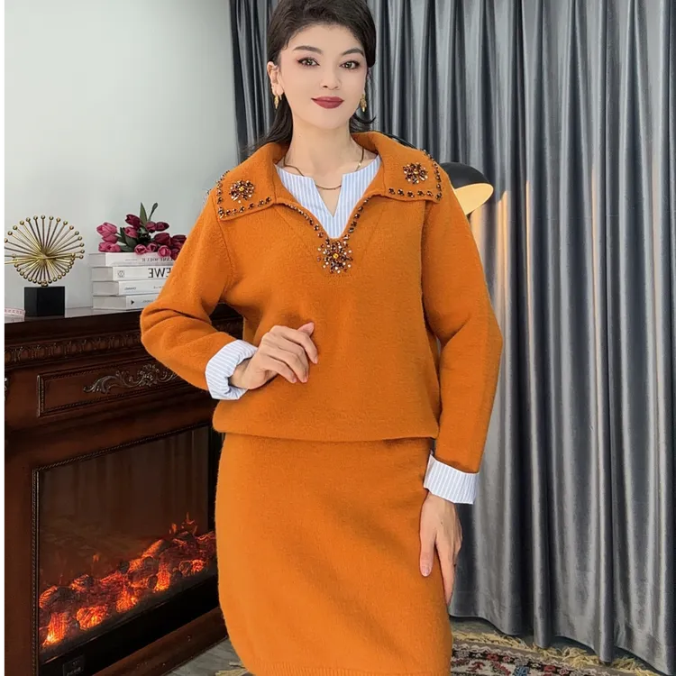 套装INS风时尚套装上衣两件套