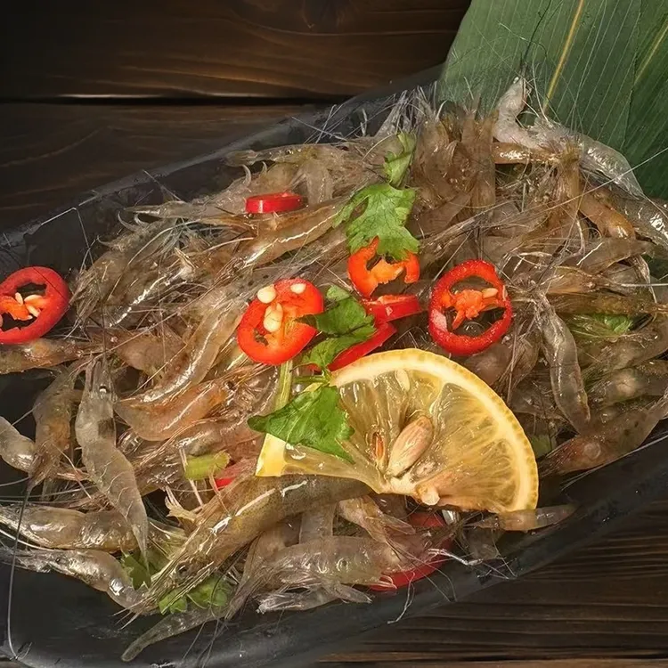 生呛虾跳跳虾生腌虾即食罐装追剧一斤小白虾生腌海鲜零食海鲜生腌