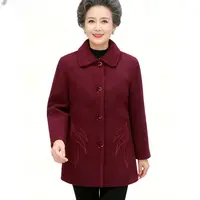 11403-老年外套女春秋加绒加厚中老年人奶奶秋装妈妈上衣【五楼东】