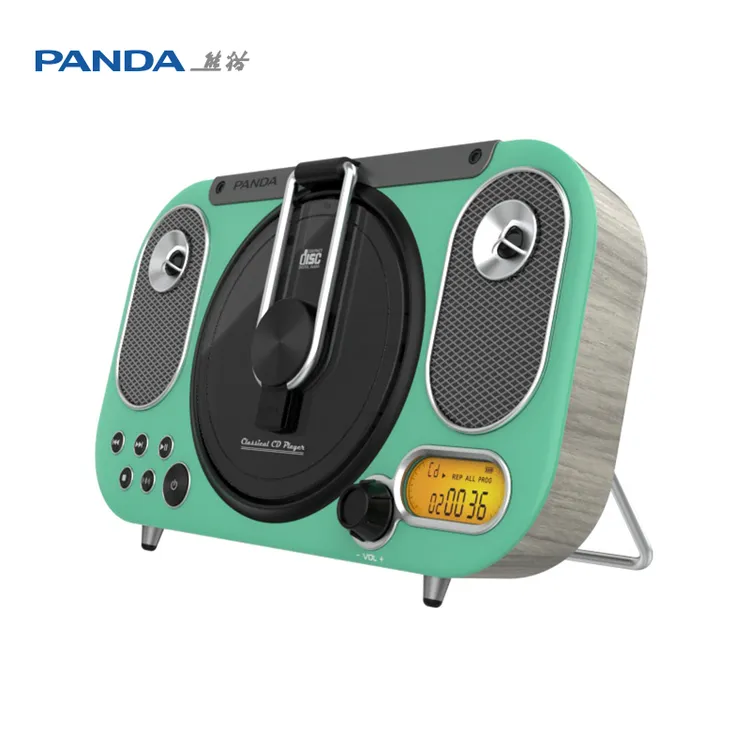 PANDA/熊猫CD-65复古专辑CD播放机蓝牙发烧级音响一体高音质光盘