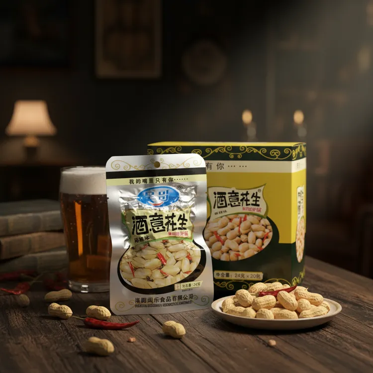真空小包装麻辣酒意花生米美味下酒零食油炸花生米正宗酒鬼花生