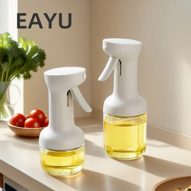 日本EAYU高硼硅玻璃喷油壶厨房家用雾化防漏不挂油罐食品级喷油瓶