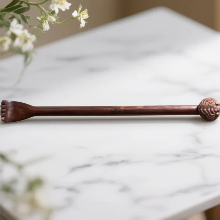 通用养生锤抓痒器按摩锤花梨木抓痒颈肩按摩器敲打锤