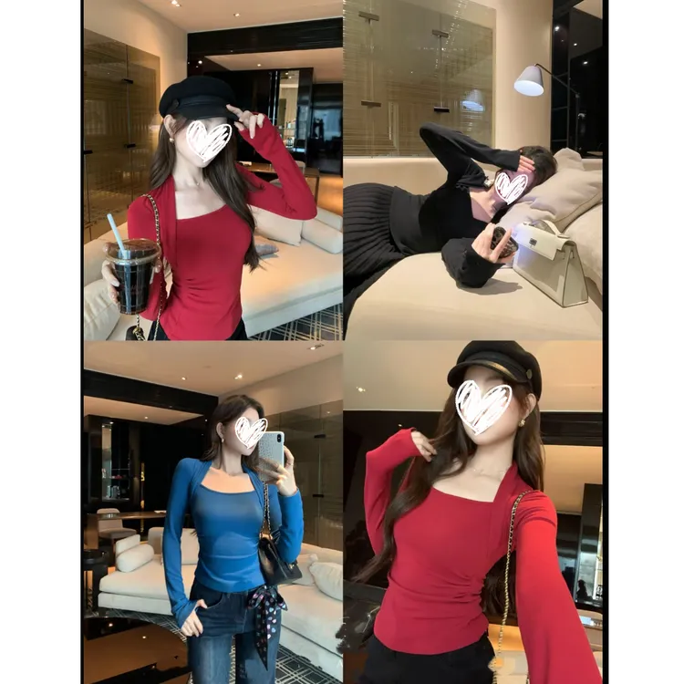 秋冬新款韩系显瘦设计感上衣遮斜方肌钓系INS坎肩上衣D864