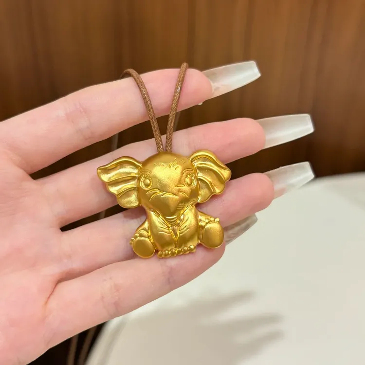 小飞象錾刻吊坠石膏模具 打金工具 打金模具 首饰加工模具