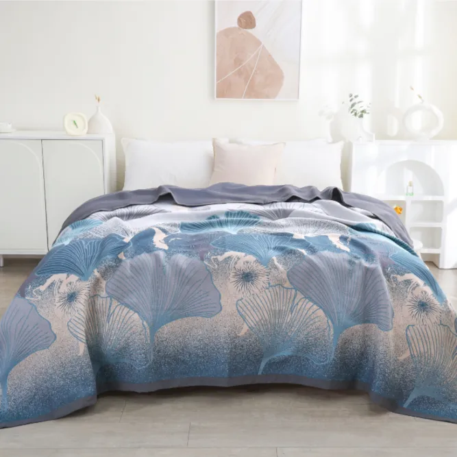 XDONGY（冬云家纺）240*250 初遇蓝色 高定头等舱莱赛尔 软凉席