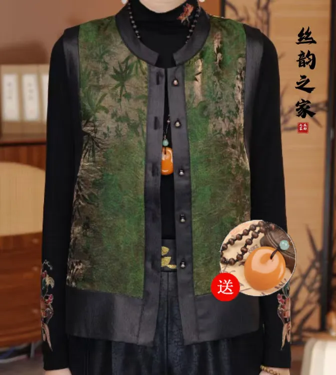 【青宛】秋季新款·双面双穿马甲·手工定制1