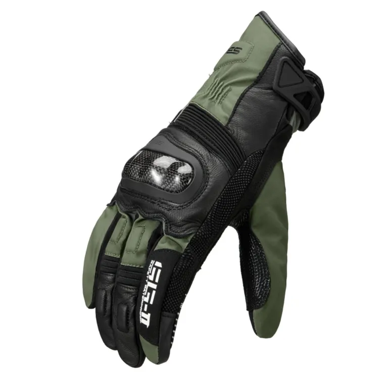 SG-Ⅱ舒适冬季骑行机车防寒加绒保暖防水防风可触屏碳纤维壳