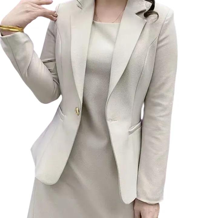 D8625-新款时尚 气质百搭 修身西服组合套装