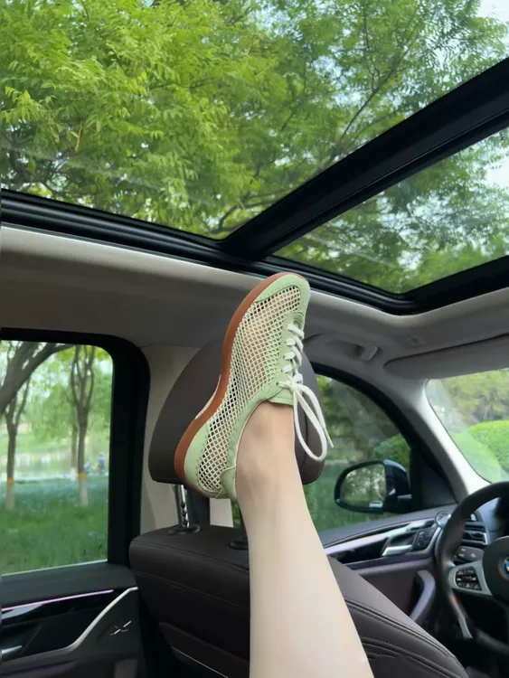 全百搭！足下同款单鞋女夏季休闲鞋薄款阿甘鞋女款芭蕾流行女鞋