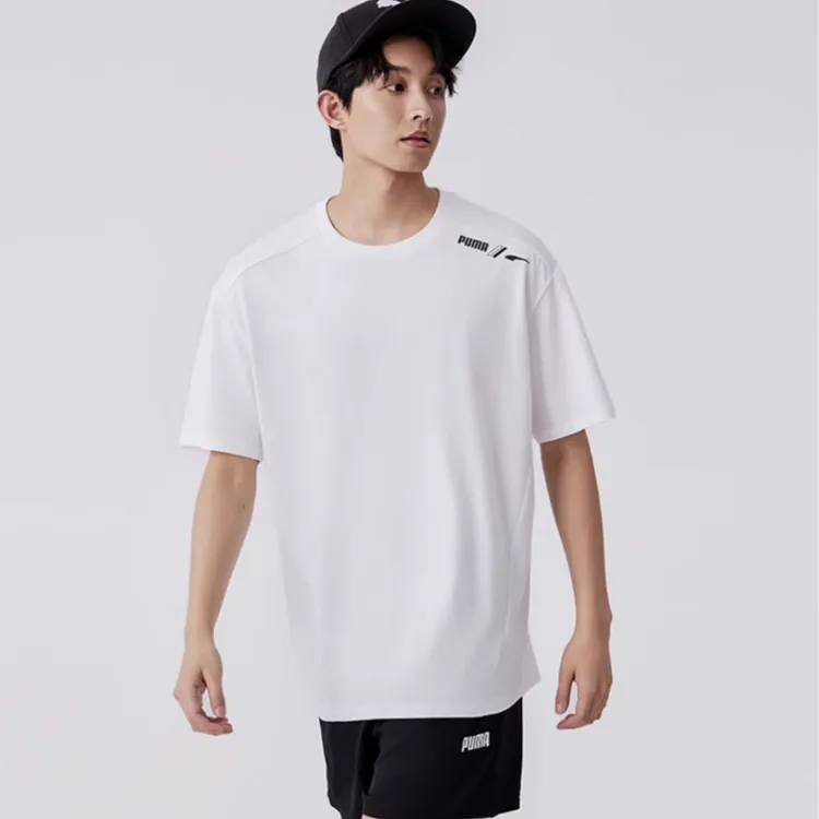 PUMA/彪马男女同款印花短袖T恤运动休闲简约舒适夏 683436-01-02