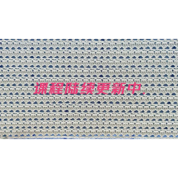 青韵套头衫钩织视频教程