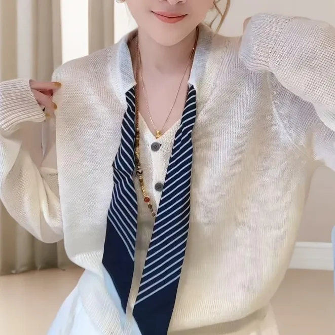 今年流行穿搭夏秋季温柔风毛针织衫女款爆款独特网红洋气炸街女装