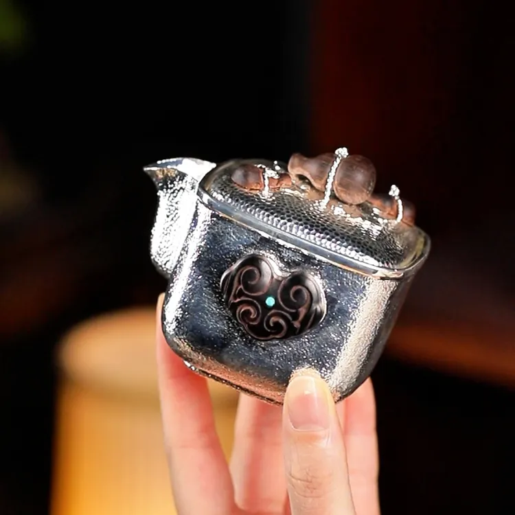 【新年限定50套买壶带杯】999中式福禄手抓纯手工新年茶具送礼高端