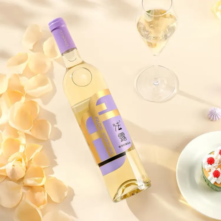 法露晚采白葡萄酒甜型威代尔贵人香混酿产地辽宁本溪