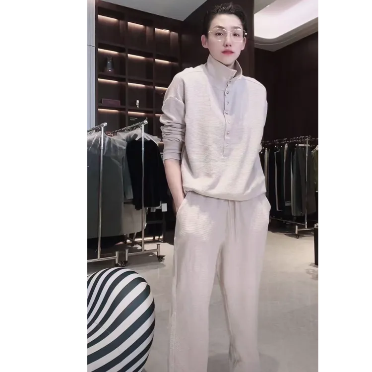 出口美国原单 中秋福利价 裤子收脚裤 套装 TZ0211