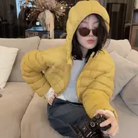 【悦悦专属】冬季排骨连帽洋气轻薄保暖白鸭绒外套Y1155