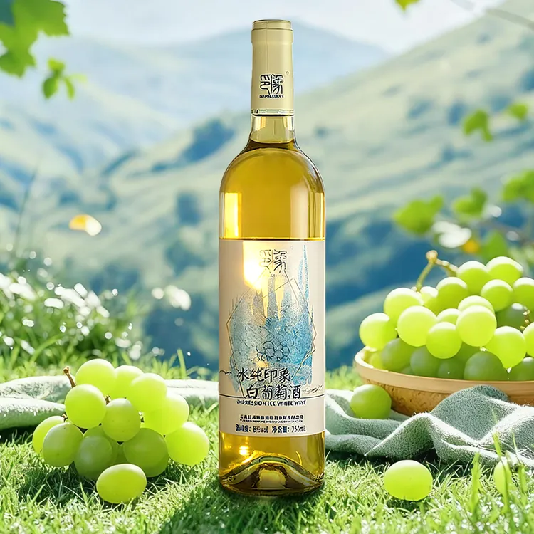 印象白葡萄冰白葡萄酒甜酒清爽聚会用酒香槟低度微醺果酒礼品酒