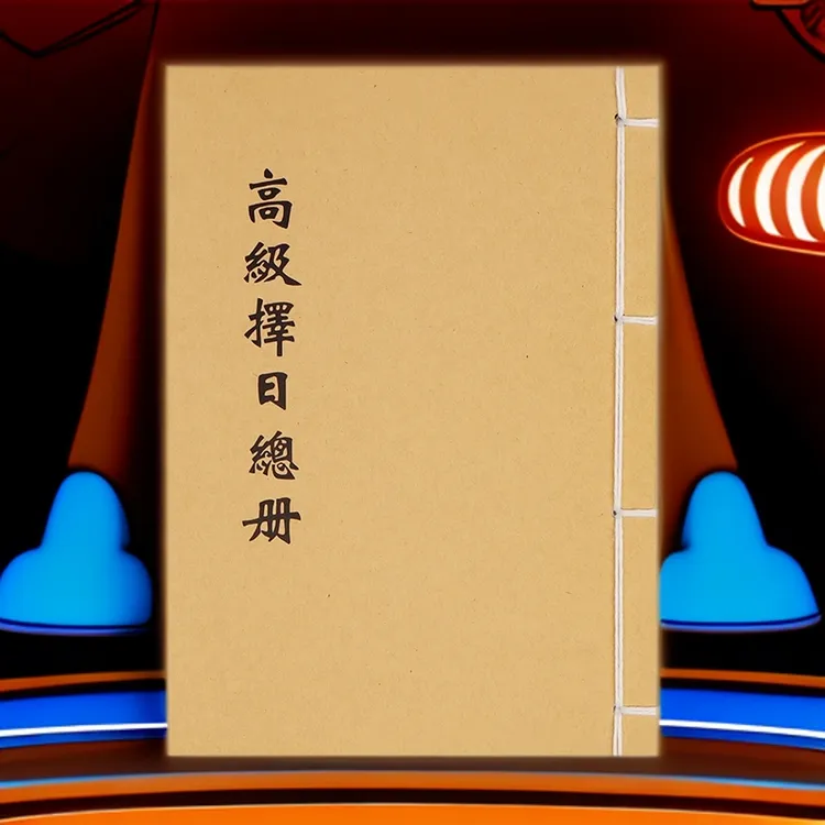 高级择日总册 民间收藏 道林纸纯手工穿线古籍书