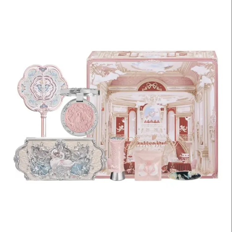 花知晓仲夏夜之梦礼盒白天鹅清透眼影唇釉礼盒彩妆套友情人节礼物