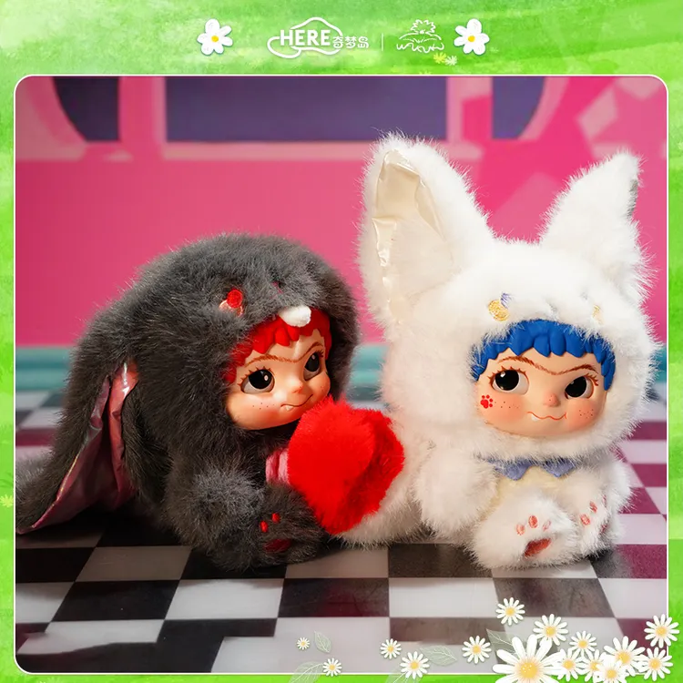 奇梦岛WAKUKU狐狐兔兔捣蛋日记系列手办盲盒潮玩商品图