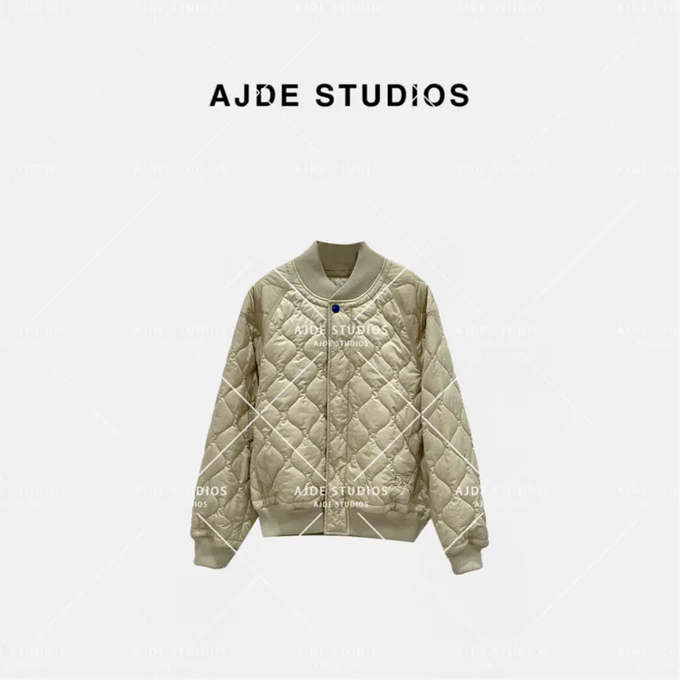 AJDE｜骑士刺绣绗缝棉服夹克 QZ