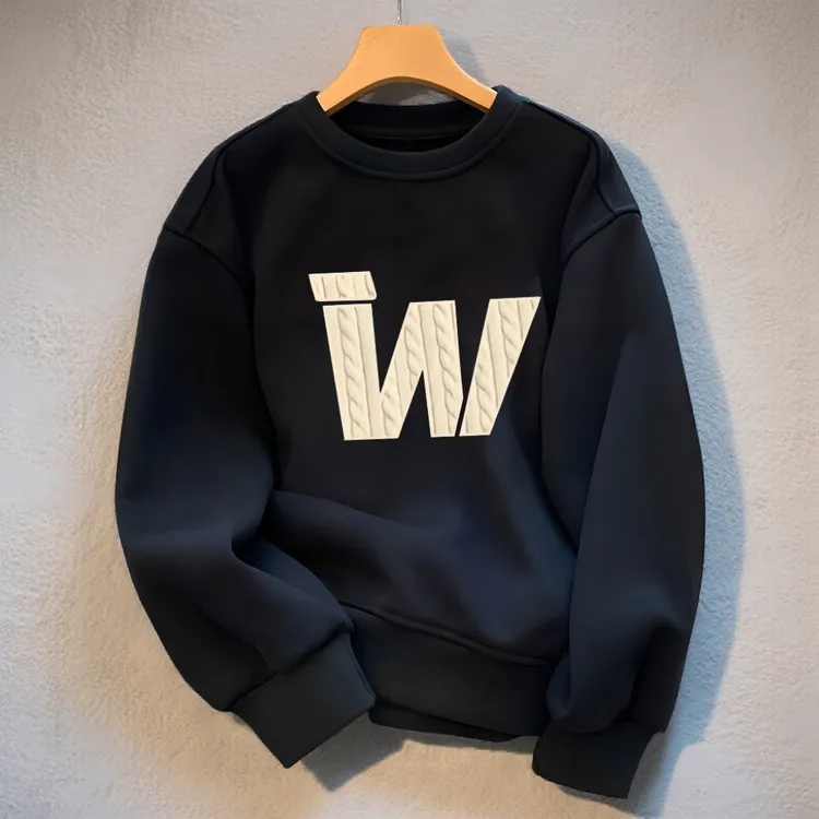 男款爆款2025新款秋冬卫衣轻奢痞帅男装保暖加绒长袖衣服情侣款