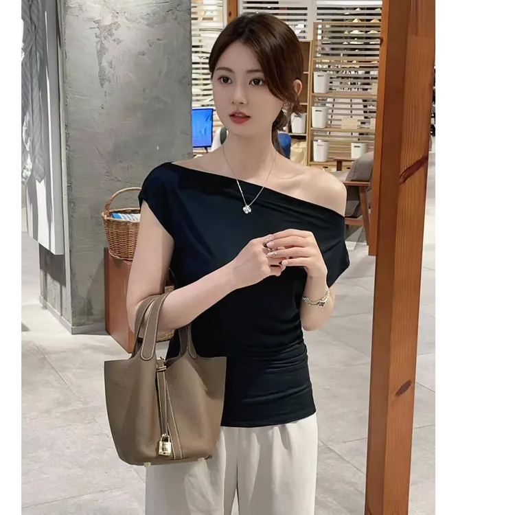 大马【TOGO头层牛皮】菜篮子中号18CM真皮包包女款网红手提包