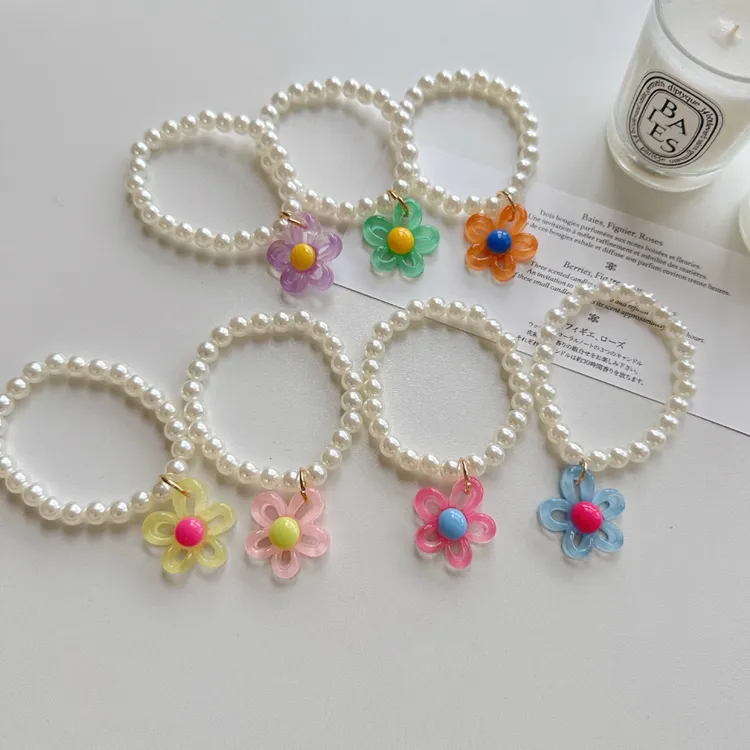 宠物饰品猫咪狗狗项链可爱多巴胺色花花项圈小型犬脖圈比熊约克夏