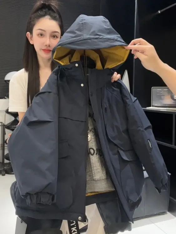 （48H发货）男童冬季棉衣新款中大童洋气冬装宽松棉服保暖外套285