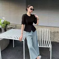 阿黎精选-------设计款假两件小衫