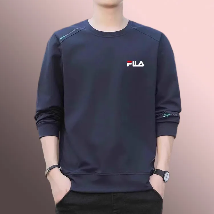 【官方奥特莱斯】春秋季男长袖男士上衣男装休闲卫衣宽松打底衫