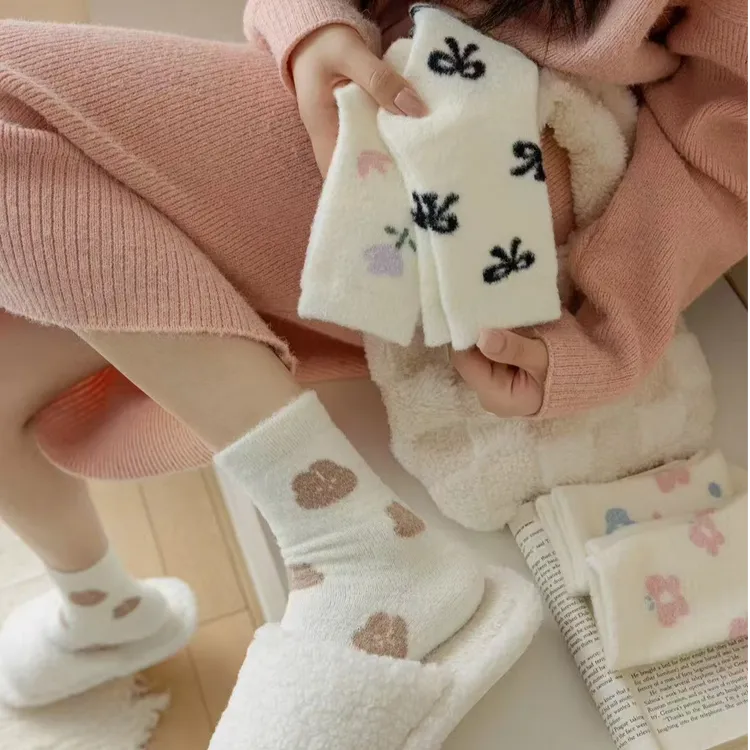 百搭二次元小清新5双装（澳绒）