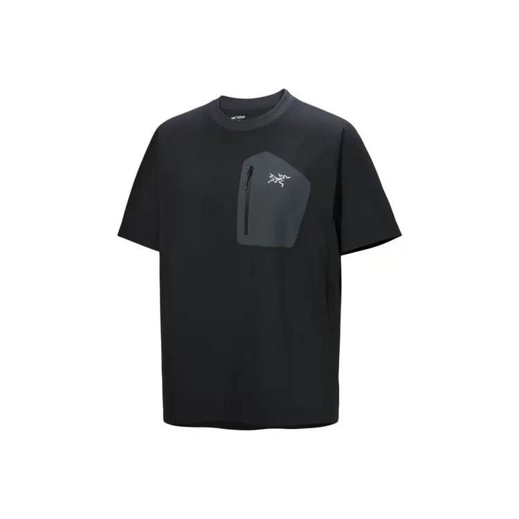 ARC'TERYX/始祖鸟Konseal品牌logo印花透气宽松短袖T恤男款9539