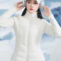 90鹅绒！小蛮腰轻暖时尚修身显瘦含鹅绒羊毛外套006