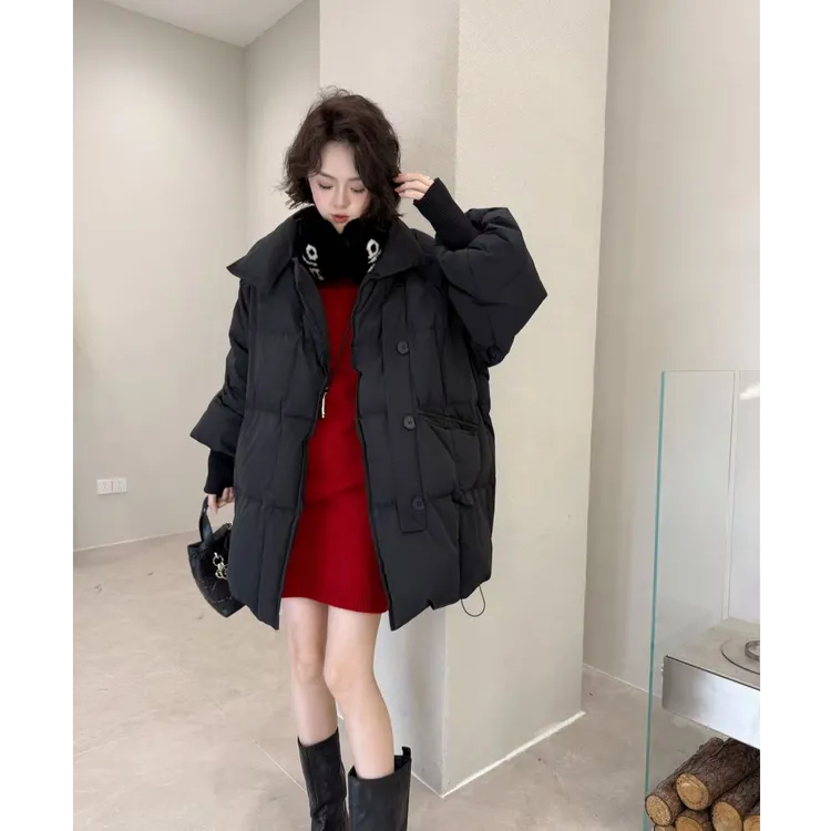 欧尼私服【立领盘扣羽绒服】2025冬款保暖抗风羽绒服 2511C7918