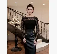 【FUNANI】 轻奢法式高级感重工原创设计感 上衣 X2531049A