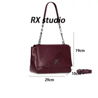 【南沙瑞熙】GQ-9001-安可拉红-轻奢小众设计感时尚百搭女士包