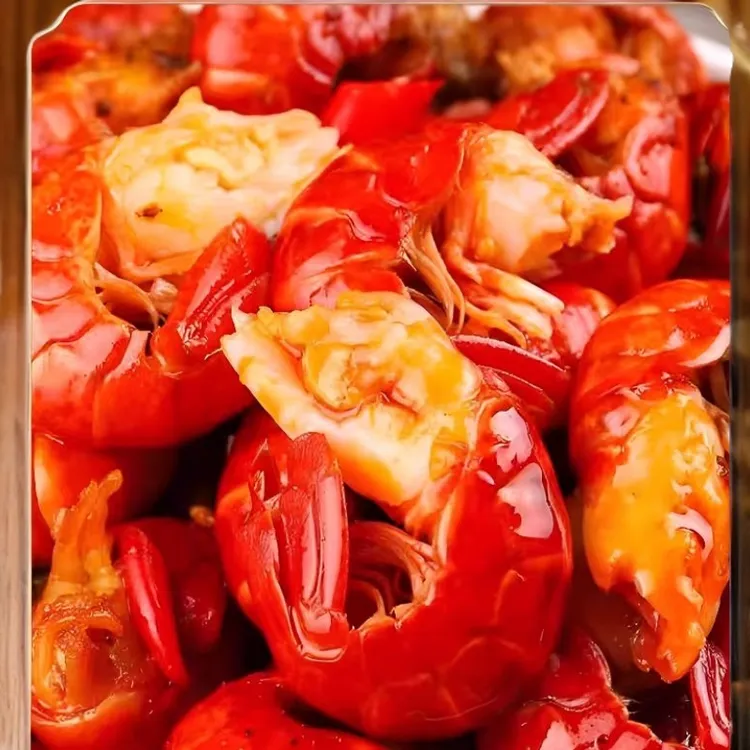 新鲜现剥带黄带膏无冰衣大号龙虾尾顺丰冷链配送